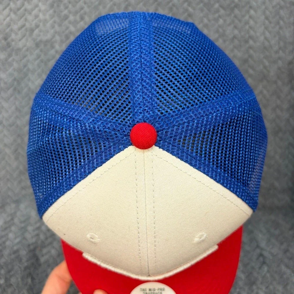 Legacy Mid-Pro Snapback Hat IDI American Flag Trucker Cap Red White Blue 3478